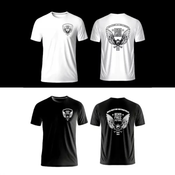 T-SHIRT BORN FREE MOTORS