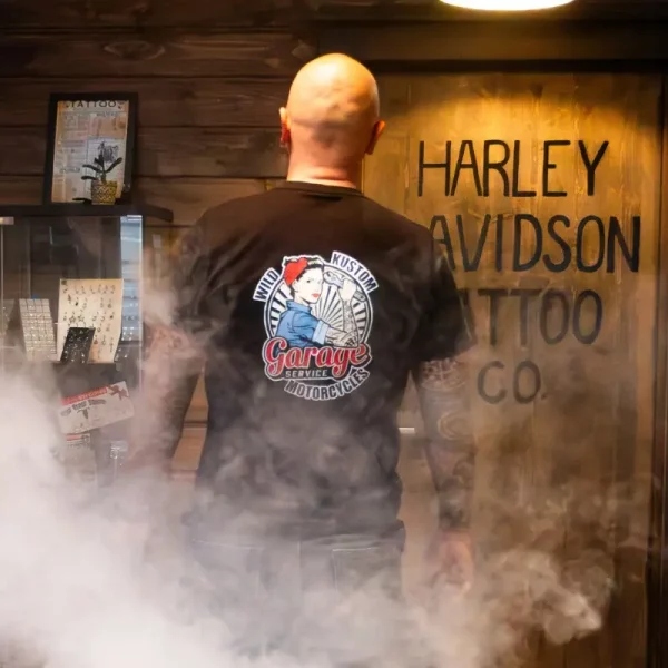 T-SHIRT PIN UP GARAGE SERVICE