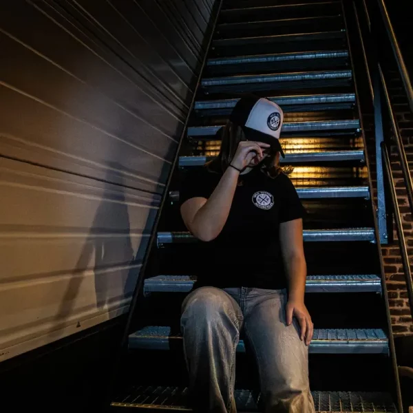 T-SHIRT WKM LOGO BLANC FEMME